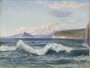 Amandus Adamson Bay of Naples Germany oil painting artist